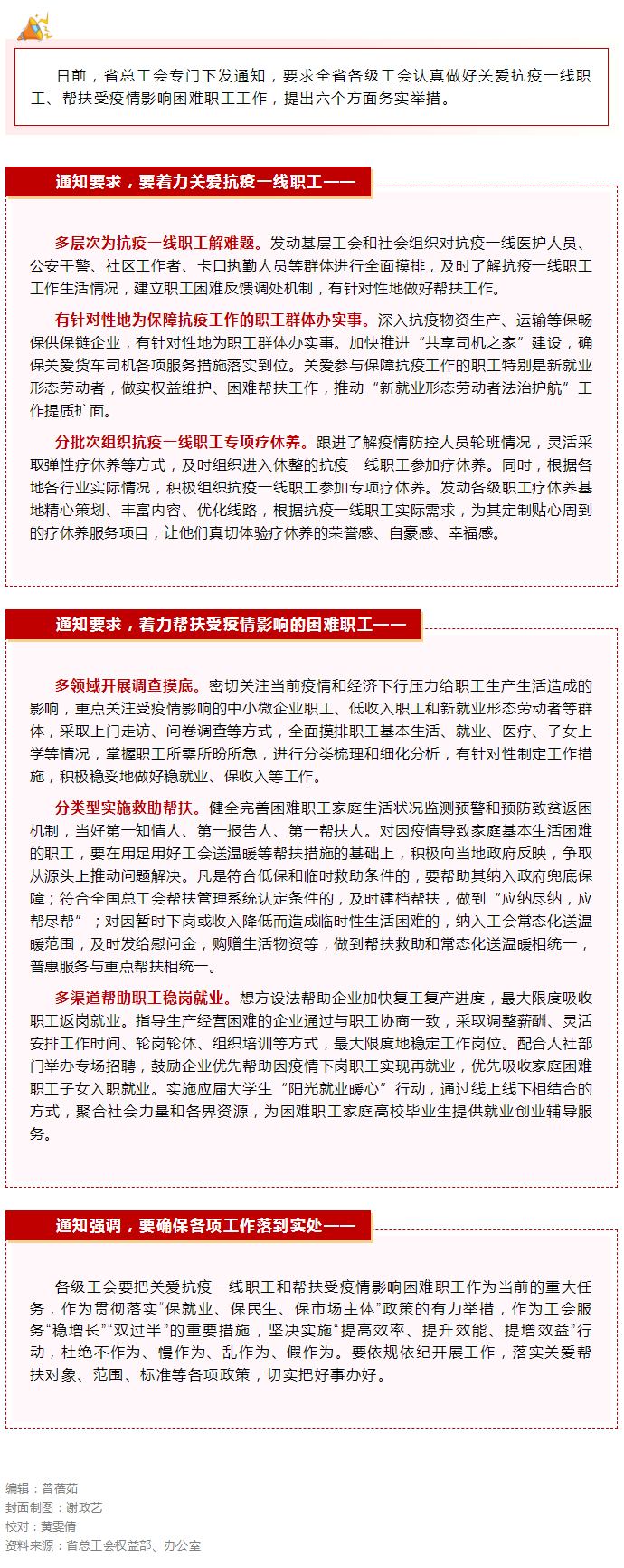 省总工会出台“暖心六条”关爱抗疫一线人员和受疫情影响的困难职工.png